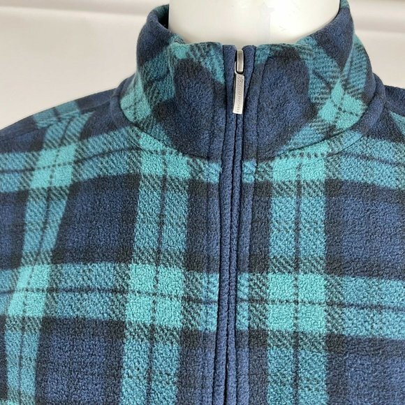 Brooks Brothers 1/2 Zip Fleece Pullover Sweater Long Sleeve Blue Mens XL EUC - Picture 7 of 15